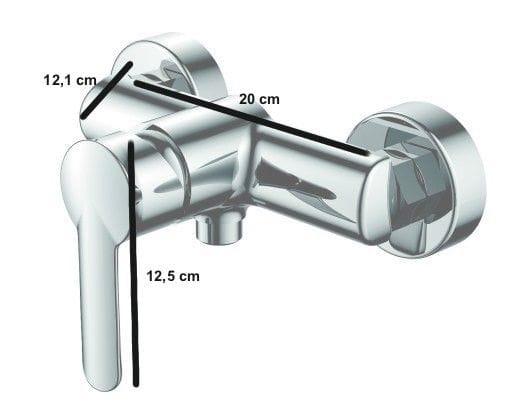Trendline - Brausethermostat Leipzig Duscharmatur Brausearmatur Mischbatterie