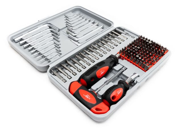 Trendline - Werkzeug-set, 139-teilig, Chrom-vanadium, Bit Set, Schraubendreher