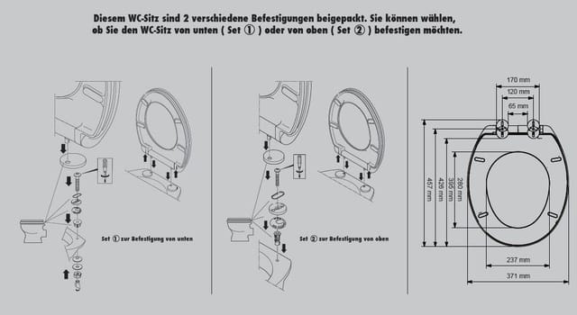 Primaster Toilettendeckel Sunset Duroplast Absenkautomatik Wc Toilettensitz