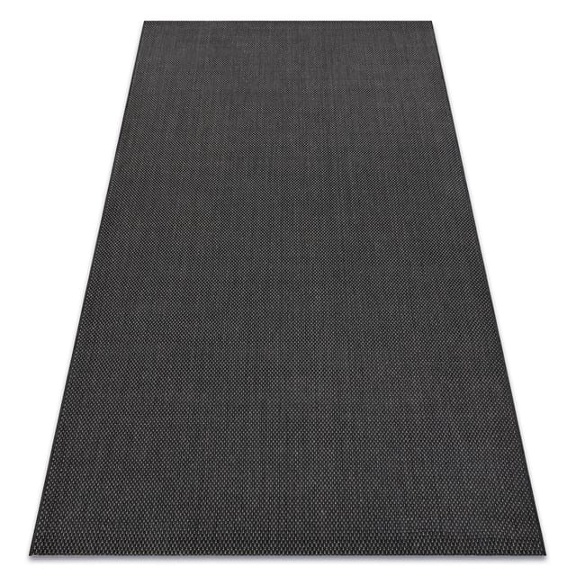 Rugsx - Teppich Flat 48663/090 Sisal - Schwarz Glatt Black 160x230 Cm