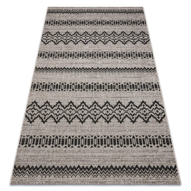 Rugsx - Teppich Sizal Floorlux 20510 Silbern / Schwarz Grey 240x330 Cm