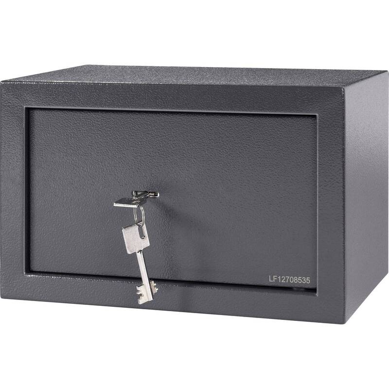 [gebraucht] B-ware Sygonix Schlüsseltresor Schlüsselschloss 9.3l Anthrazit 310x200mm Tresor