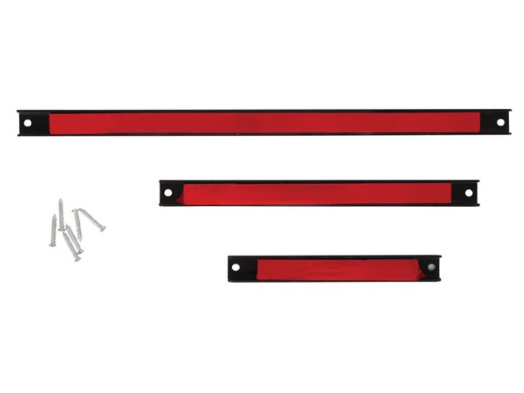 Toolland Magnetische Werkzeugleiste 3-teilig, Magnetleiste Für Werkzeuge Zur Wandmontage, 20 Cm 30 Cm 46 Cm, Bis 10 Kg, Metall Werkzeughalter Für Garage Werkstatt Lager, Inkl. Befestigungsmaterial