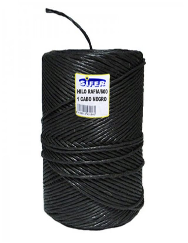 Bastfadenseil 600 Mit Schwarzem Seil 750g Ra04