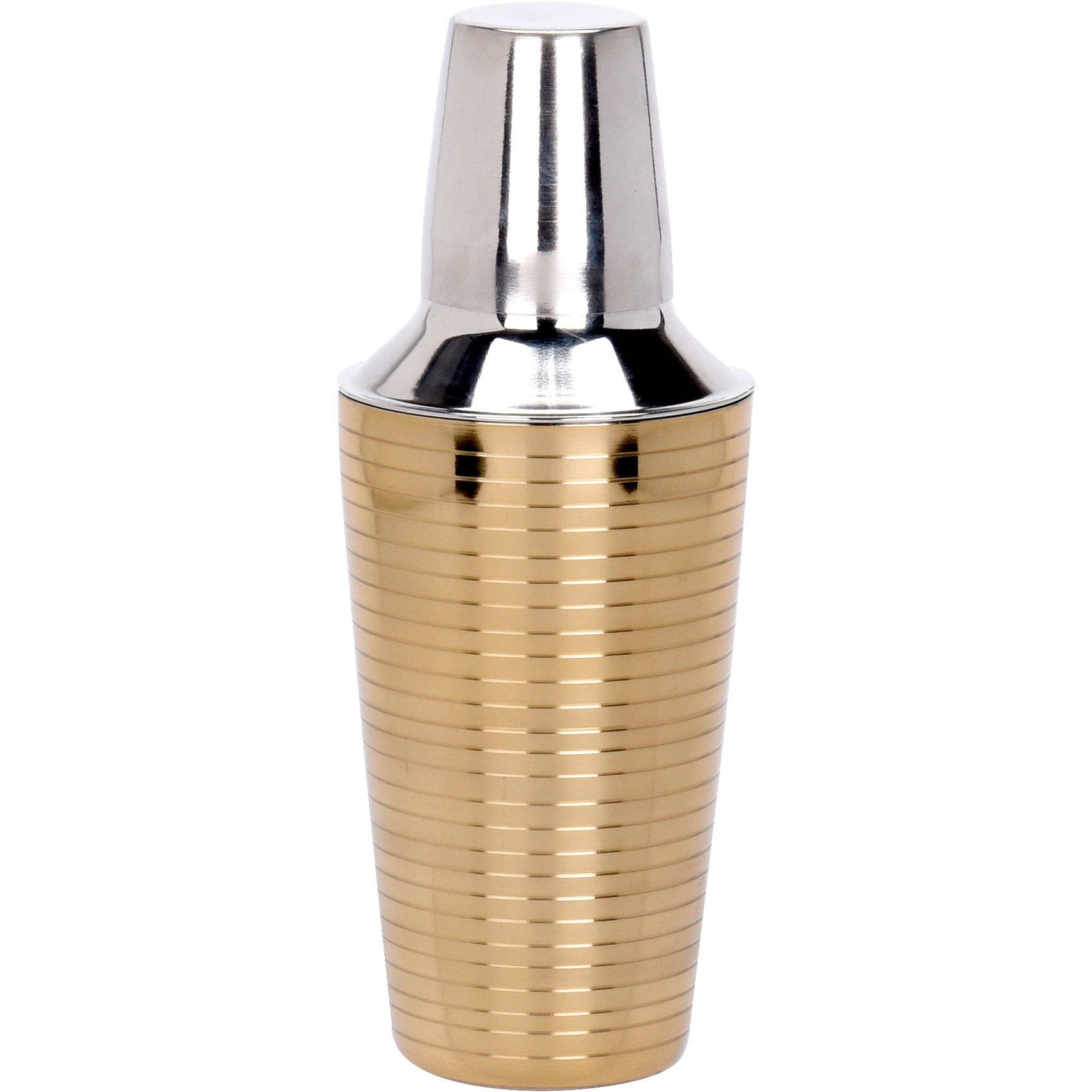 Cocktail-shaker Aus Edelstahl, Golden, 500 Ml