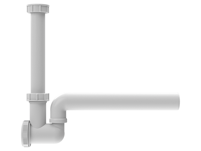 Kondensatabscheider Dn40 5/4" Senkrechter Anschluss Mit Geruchverschluss Und Schauglas