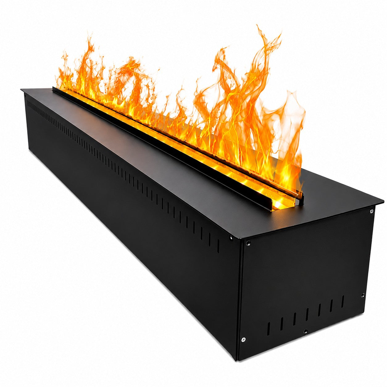 Vapor 100 – Dekorativer Wasserkamineinsatz Ohne Heizfunktion, 100 X 17,8 X 22,7 Cm, Mit 3d-led-flammeneffekt, Schwarz