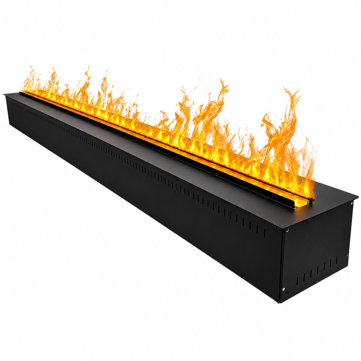 Vapor 125 – Dekorativer, Wärmeloser Wasserkamineinsatz 125 X 17,8 X 22,7 Cm Mit 3d-led-flammeneffekt, Schwarz