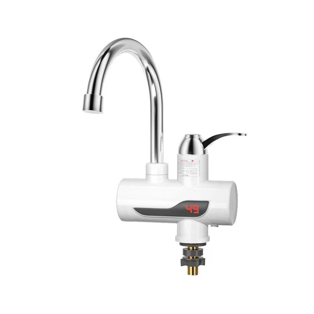 Robinet Mit Chauffe-eau Instantané, Robinet De Cuisine Chauffant, Robinet D'Eau Chaude Und Froide Pour Caravane De Jardin Potager