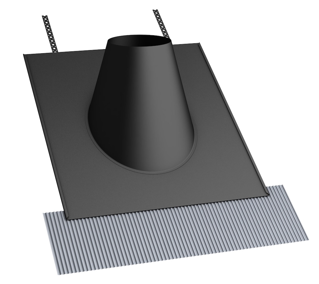 Dacheindeckung - Apollo Pellets 2.0 - Ø80 Mm - Blei - Dachneigung 10 Bis 30° Joncoux