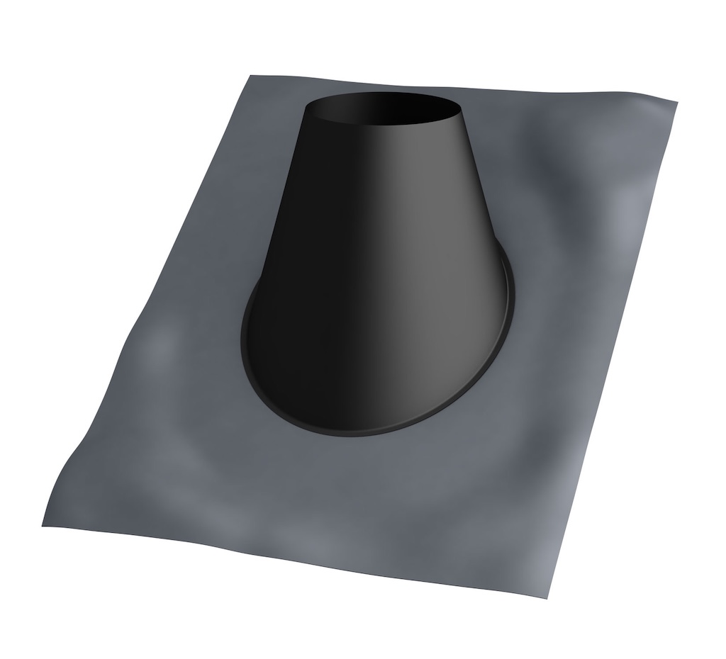 Bleieinfassung - Apollo Pellets 2.0 - Ø80 Mm - Neigung 10 Bis 30° - Ral 9017 Joncoux