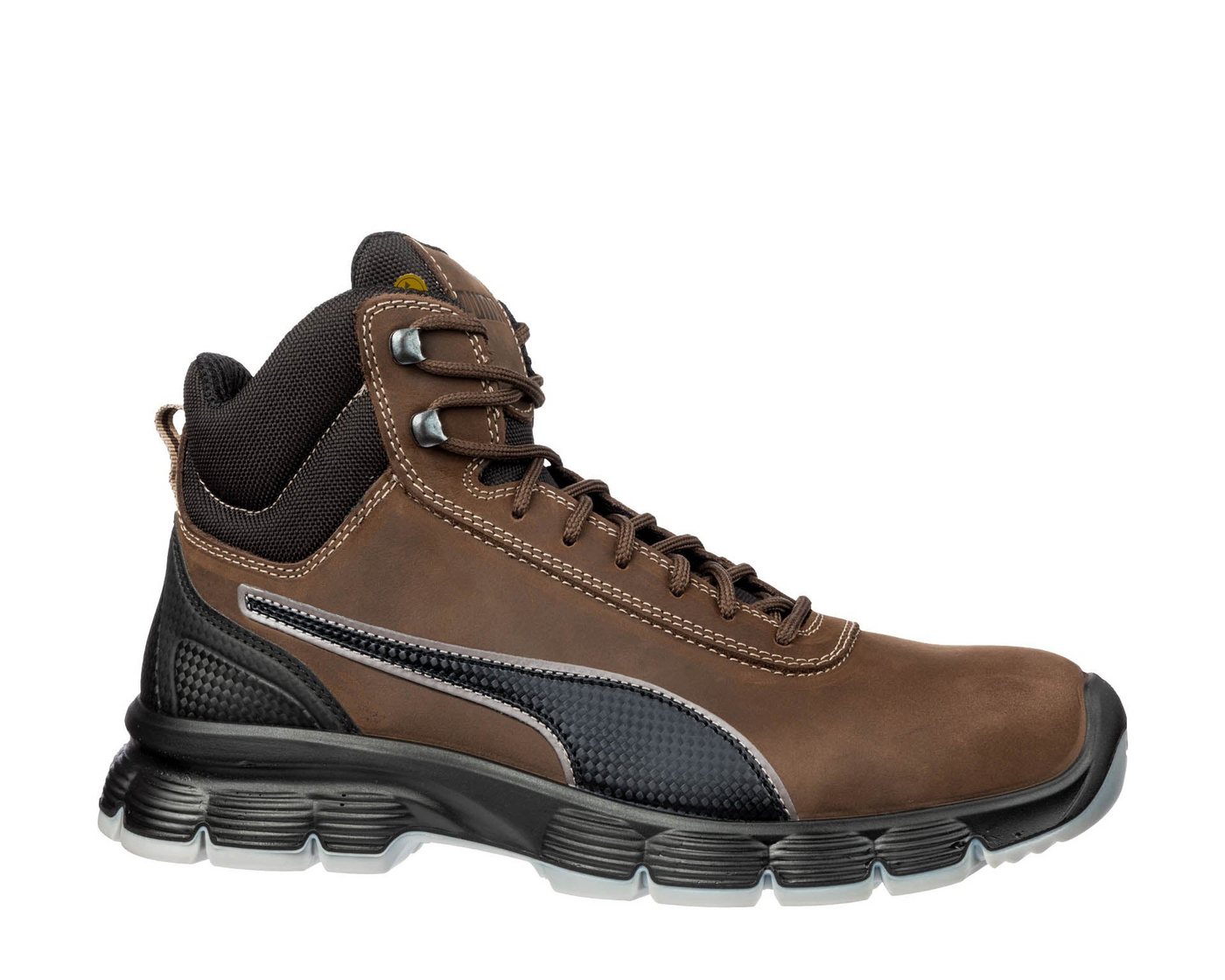Puma 630122 Sicherheitsschuh Condor Brown Mid S3 Esd Src Schwarz/braun,41 Bild 3