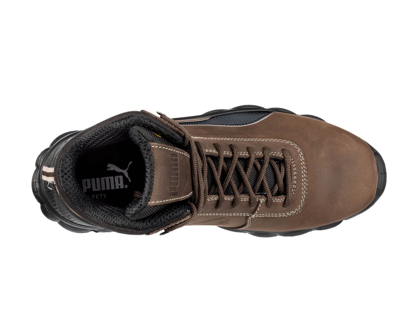 Puma 630122 Sicherheitsschuh Condor Brown Mid S3 Esd Src Schwarz/braun,41 Bild 4