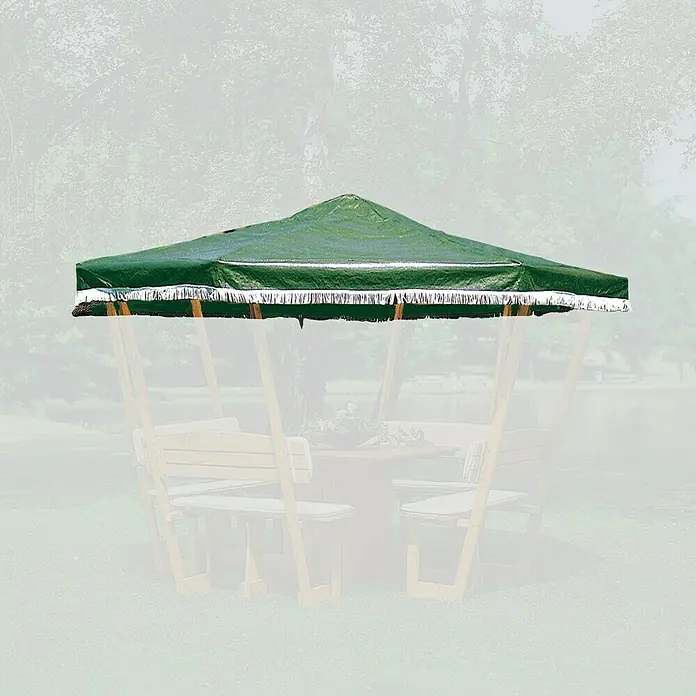 Promadino Ersatzdach Rosenheim (Grün, Passend für: Pavillon Rosenheim)