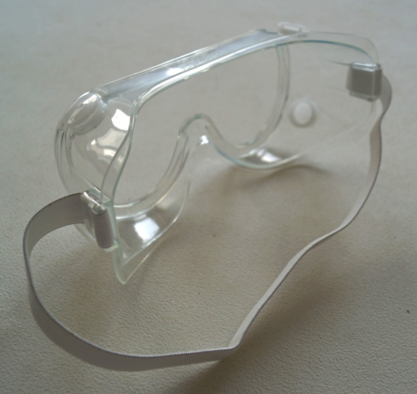 Vollsicht Schutzbrille mit Gummiband Kunststoff mit Belüftung (R-452)