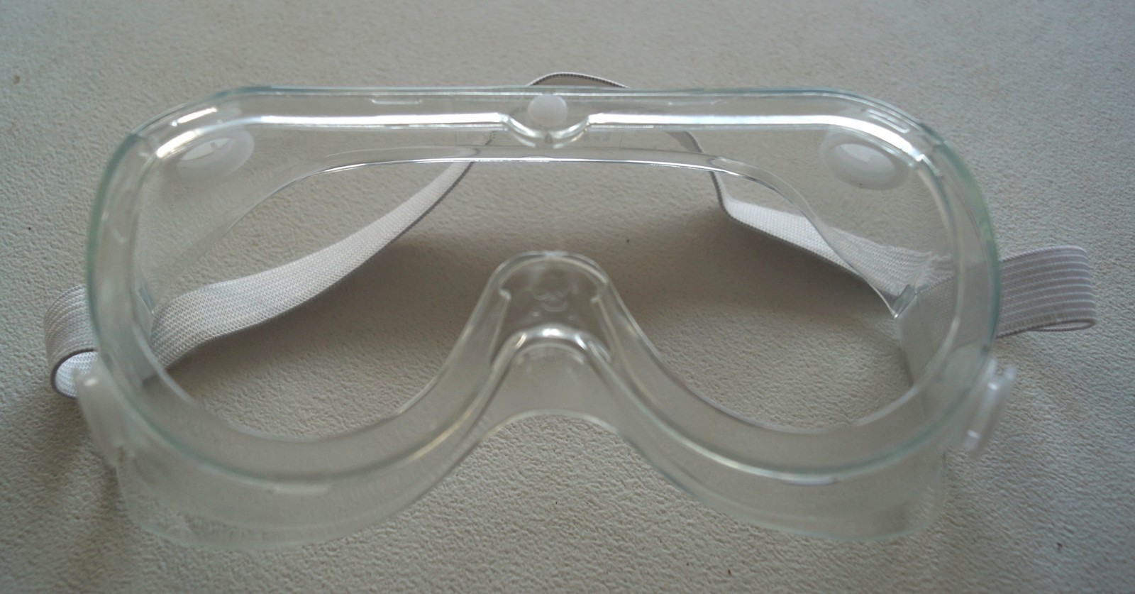 Vollsicht Schutzbrille mit Gummiband Kunststoff mit Belüftung (R-452) Bild 2