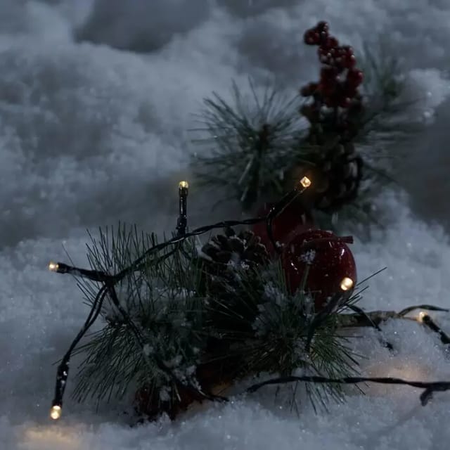 Konstsmide LED Lichterkette 80 LED 80 LED, warmweiß