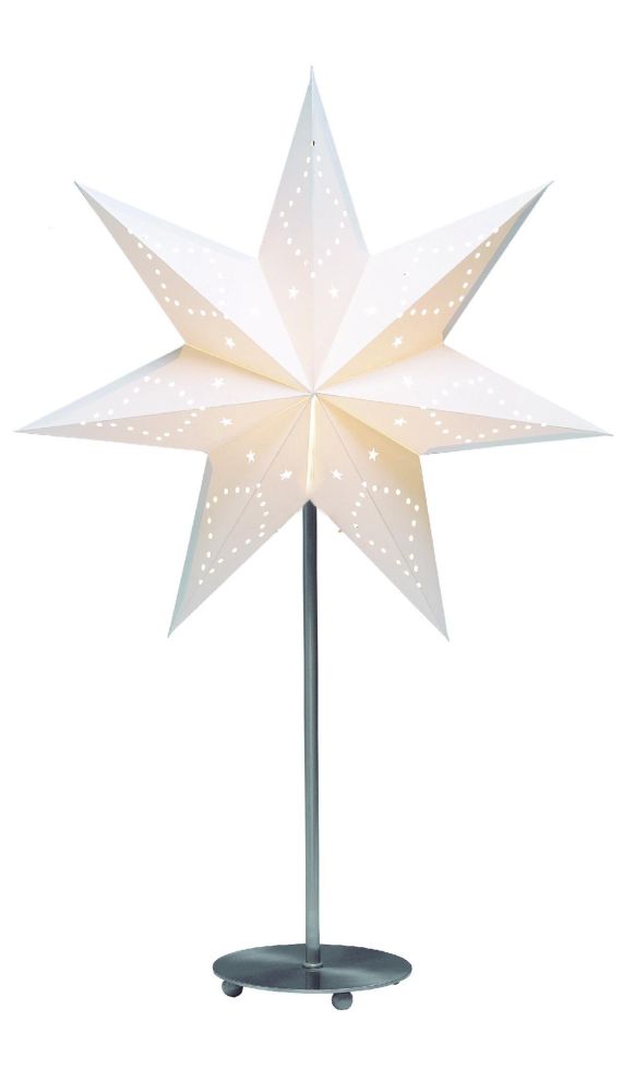 Markslöjd Papier-Standstern Saturnus weiß, Ø 45 x 64 cm