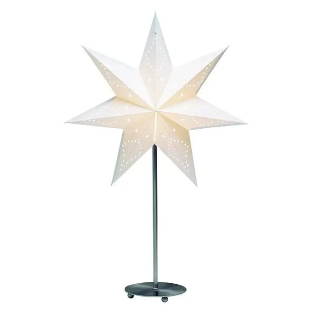 Markslöjd Papier-Standstern Saturnus weiß, Ø 45 x 64 cm