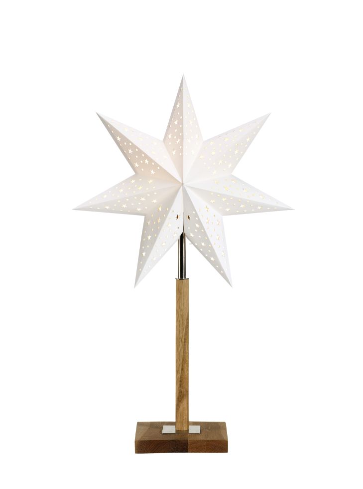 Markslöjd SOLVALLA MINI Standstern weiß 55 x 18 x 35 cm
