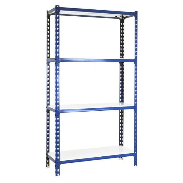 Simonrack Metallregal Blau Und Weiß 4 Regale