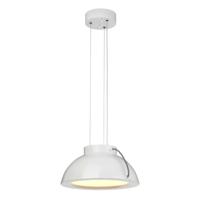 Elstead - Pendelleuchte Hängeleuchte Esszimmerlampe Led Weiß Lackiert Stahl Küchenleuchte