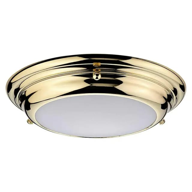 Elstead - Welland - 1 Licht Mini Led Flush Light - Messing Poliert