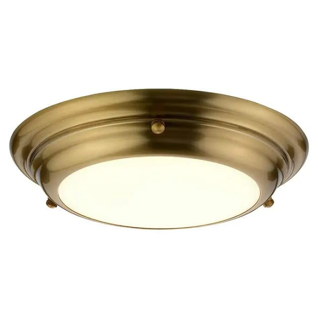 Elstead - Welland - 1 Licht Mini Led Flush Light - Messing Im Alter Von