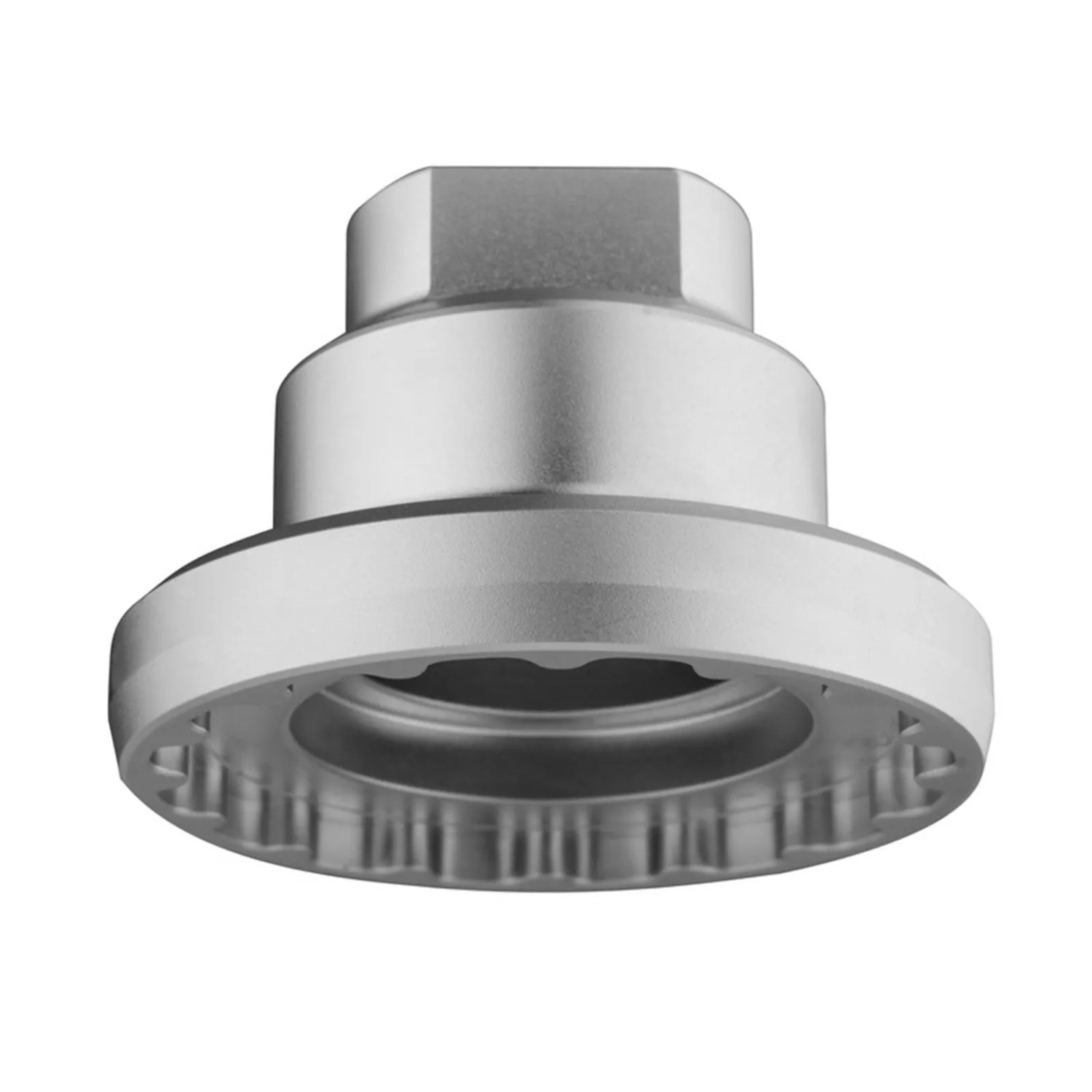 Birzman Lockring Socket Kompatibel mit Shimano STEPS D 54mm E-Bike Silber