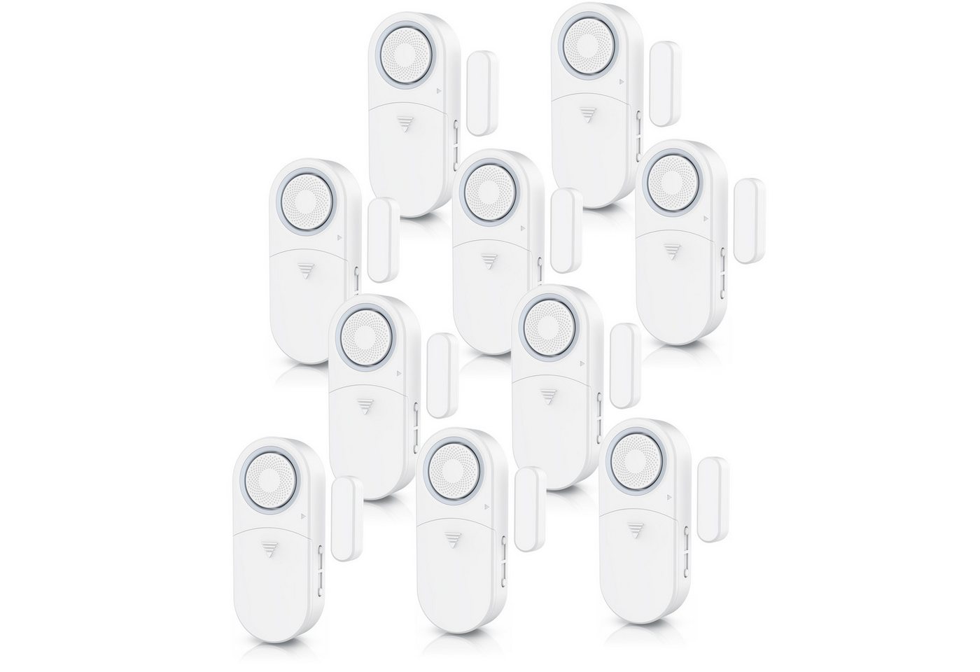 Bearware 10x Fensteralarm 120 dB, Tür- & Fenster-Sensor, Einbruchschutz, Alarmanlage, mit Batterien Bild 3