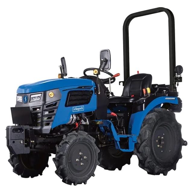Kompakttraktor MT25 Scheppach - 25PS | 4-Takt-Dieselmotor | 680kg Gewicht | bis 17,7km/h | 3-Punkt-Aufnahme | Allrad | Differenzialsperre