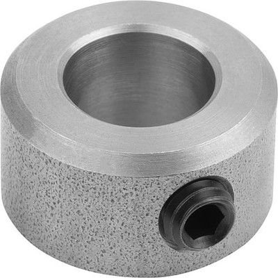 STELLRING DIN705, FORM:E GEWINDESTIFT MIT 6-KANT 16X28, B=12, STAHL BLANK