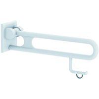 Stützklappgriff Nylon Care 600mm, mit Papierrollenhalter, weiß Bild 2