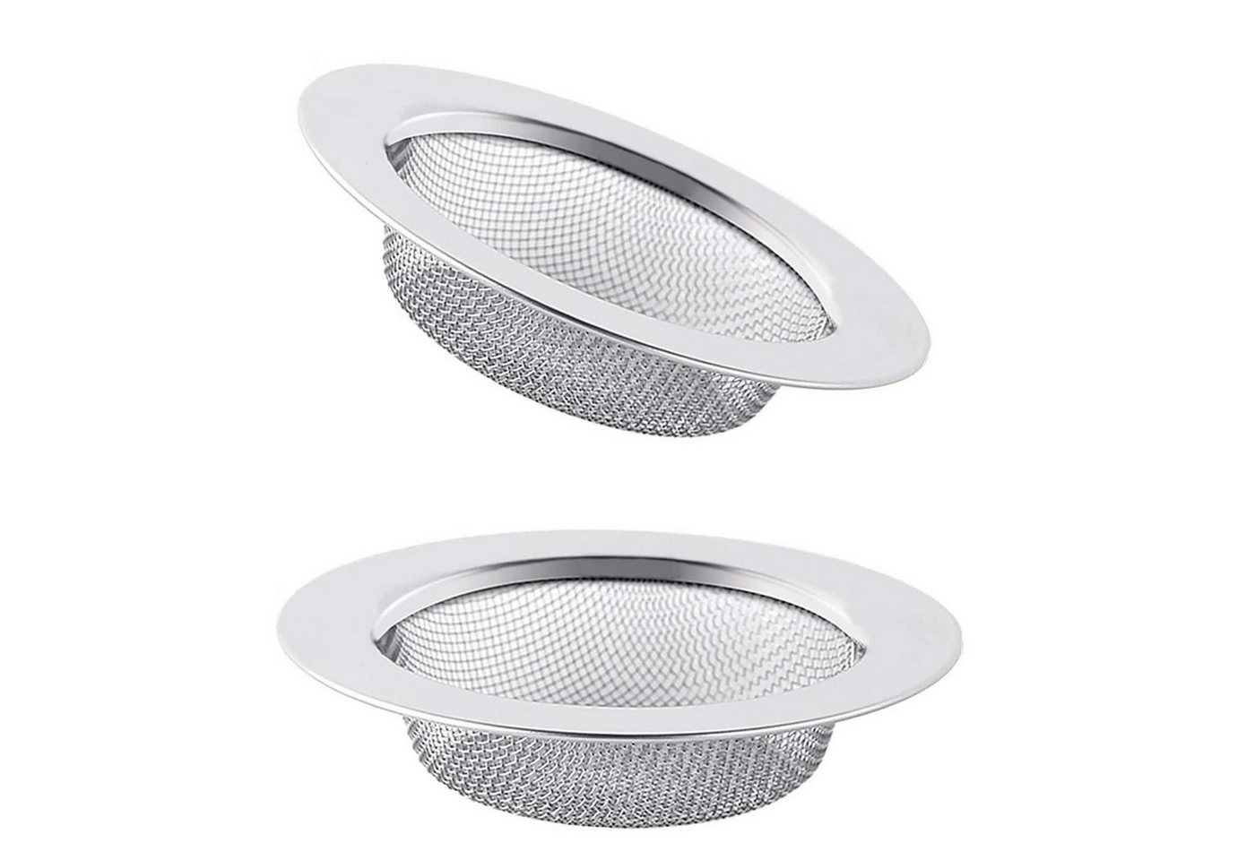 LuxusKollektion Duschablauf Abflusssieb Dusche Edelstahl 2St 7,8cm Bild 3
