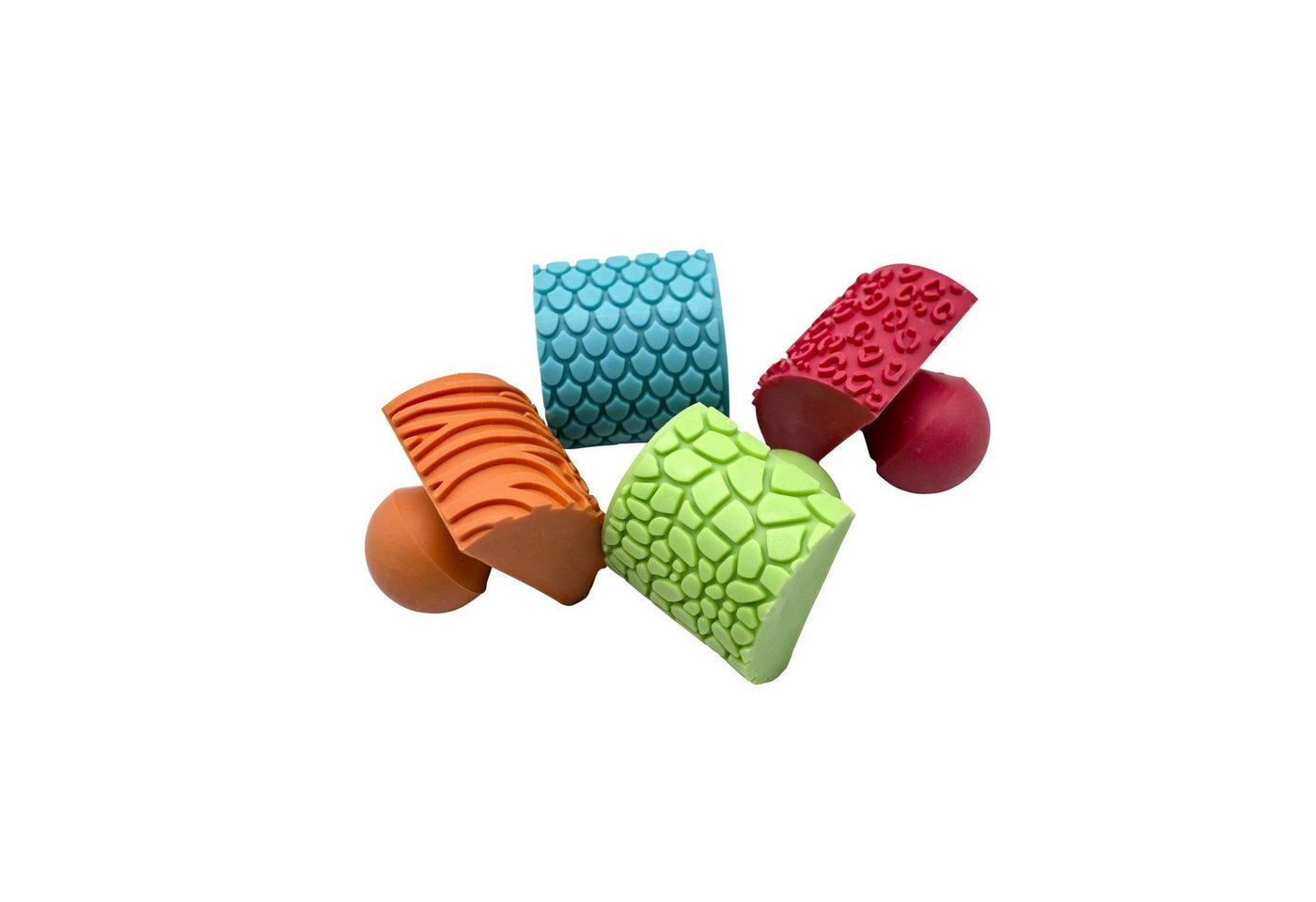 EDUPLAY Stempel Tierhaut & Fellmuster Wippstempel für Kinder, Gummi, 6 x 5 x 5 cm
