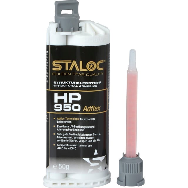 Hp-950 Strukturklebstoff 50ml Anthrazit, + Mischer - Staloc