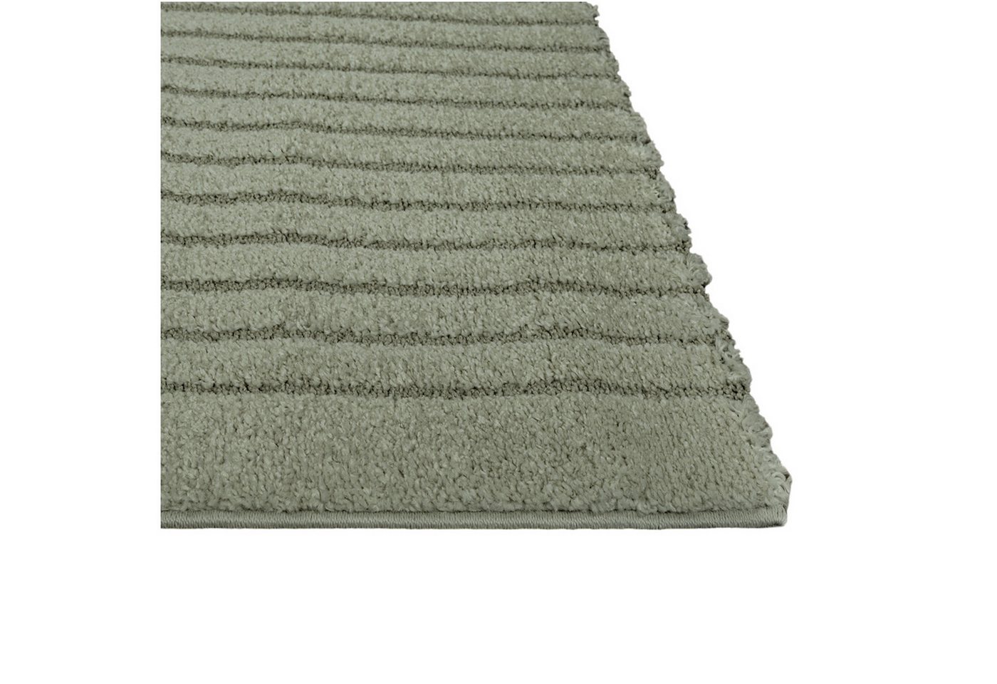 Carpetia Teppich Designteppich Grün mit 3D-Kreismuster modern und elegant, Rund Bild 3