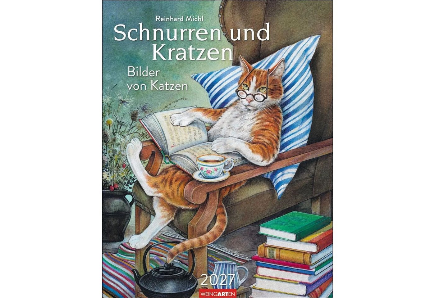 Wandkalender Schnurren und Kratzen - Bilder von Katzen Kalender 2027 Bild 4