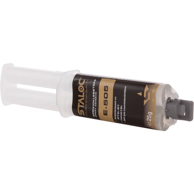 E-505 Epoxidklebstoff 25ml Transparent, Ohne Mischer - Staloc