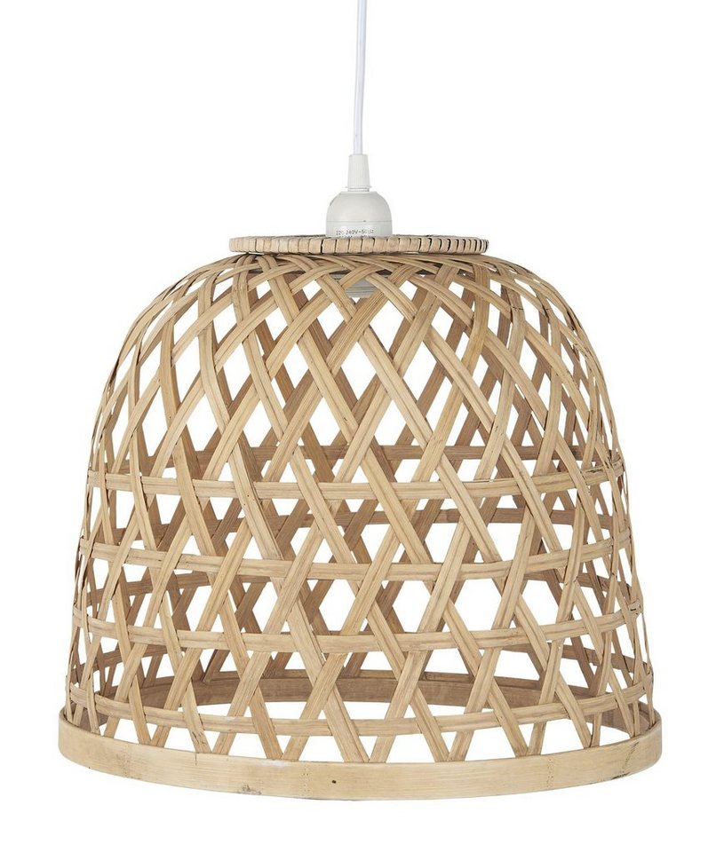 Ib Laursen Hängeleuchte Hängelampe Pendelleuchte Lampe Bambus D 34cm Ib Laursen 3836-14, Fassung E 27, Leuchtmittel ist nich enthalten Bild 2