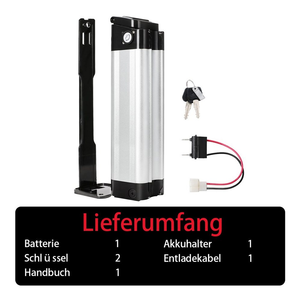 YOSE POWER E bike Akku 24V(25,9V) 10,4Ah ohne Ladegerät, für Prophete E-Bike Akku (24 V) Bild 5