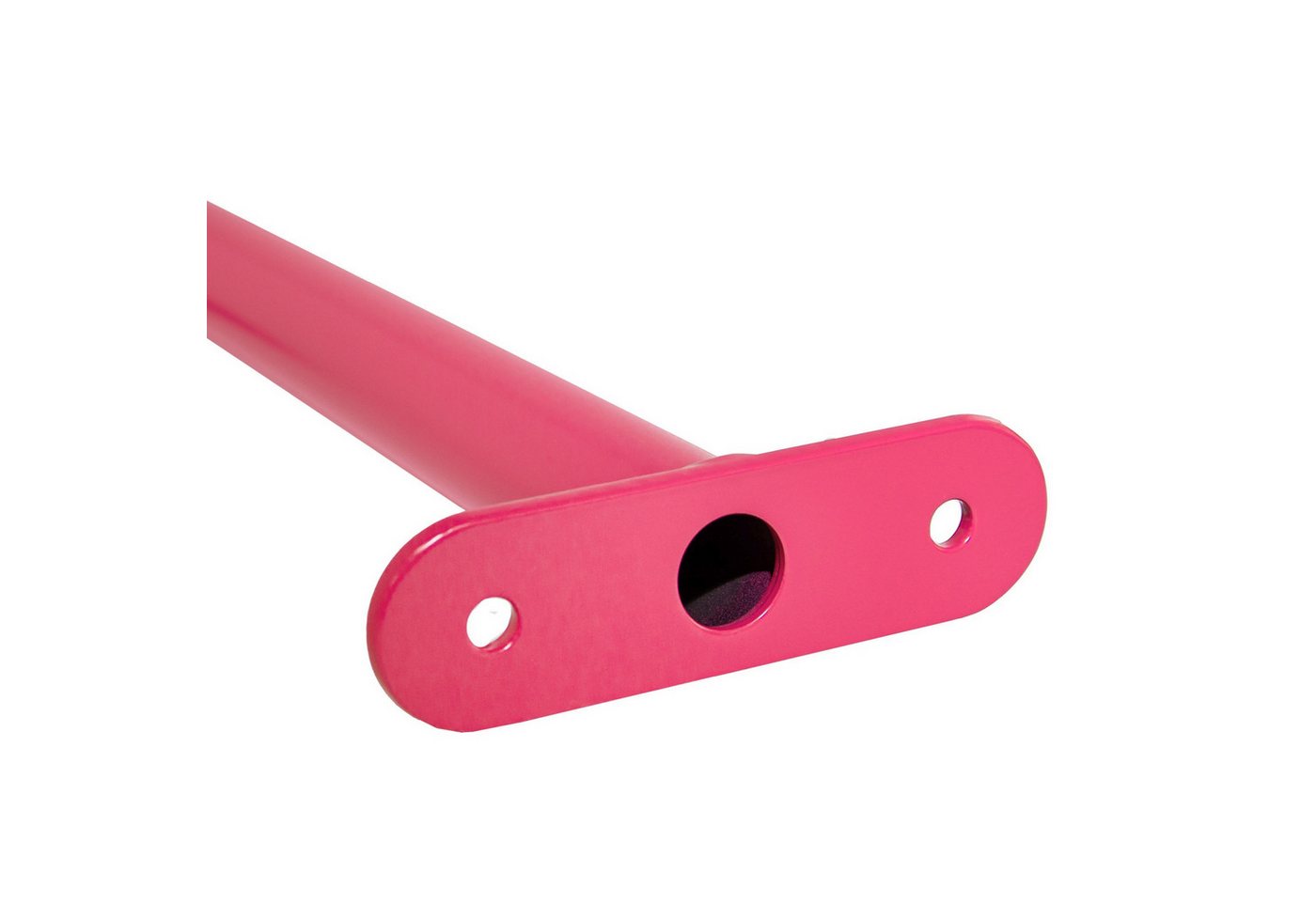 ROG-Gardenline Turnreck Reckstange Metall stabile Turnstange inklusive Montagematerial, (rosa, 125 cm)