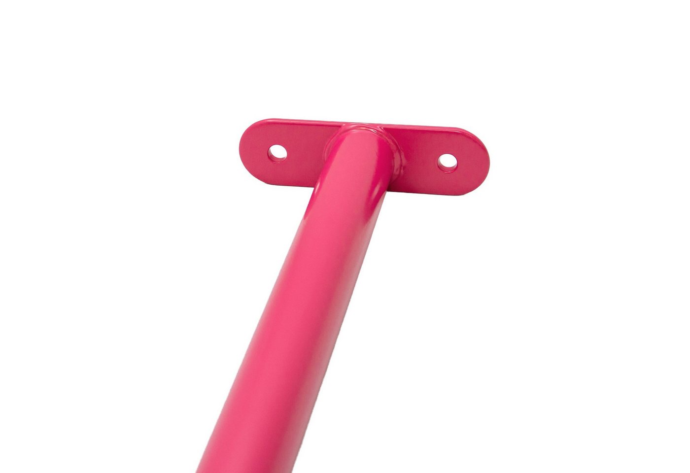 ROG-Gardenline Turnreck Reckstange Metall stabile Turnstange inklusive Montagematerial, (rosa, 125 cm) Bild 3