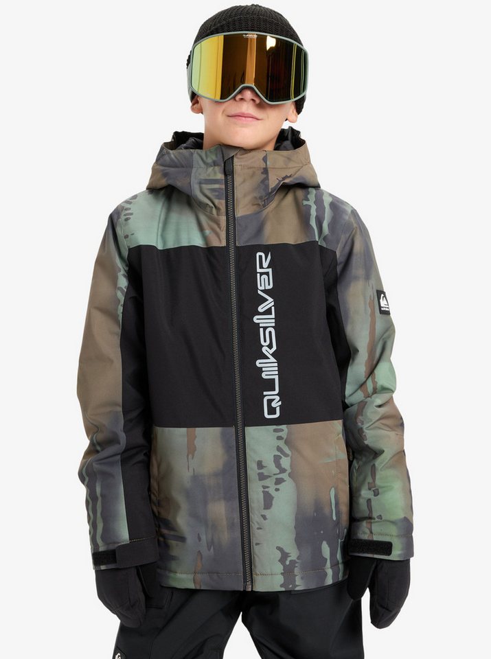 Quiksilver Skijacke SIDE HIT BLOCK YOUTH JK für Teens, atmungsaktives Material, wasserabweisend, aus Polyester