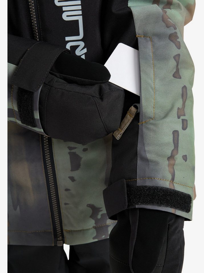 Quiksilver Skijacke SIDE HIT BLOCK YOUTH JK für Teens, atmungsaktives Material, wasserabweisend, aus Polyester Bild 3