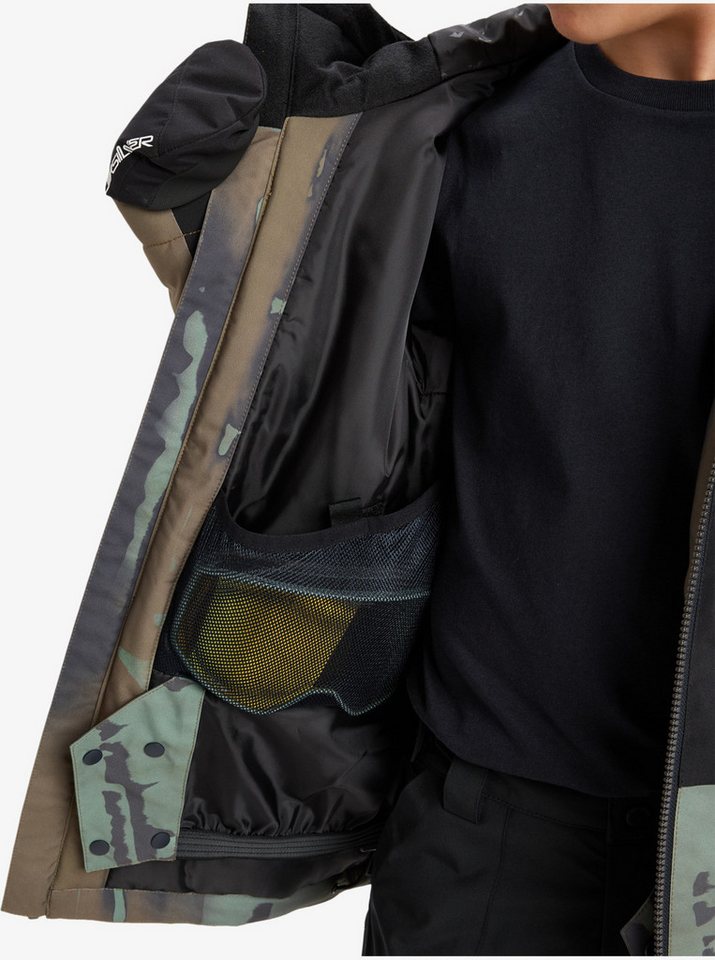 Quiksilver Skijacke SIDE HIT BLOCK YOUTH JK für Teens, atmungsaktives Material, wasserabweisend, aus Polyester Bild 4