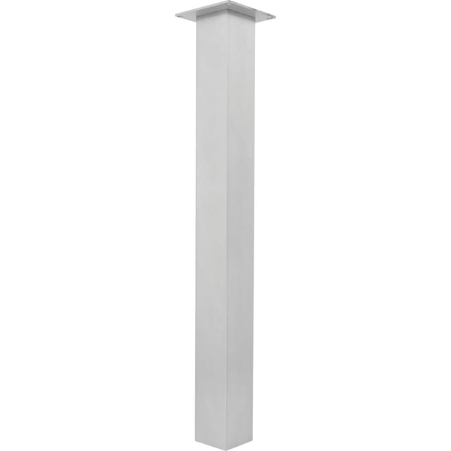 Simausrom - Tischfuß 70 X 70 X 720 Mm Aluminium Gebürstet