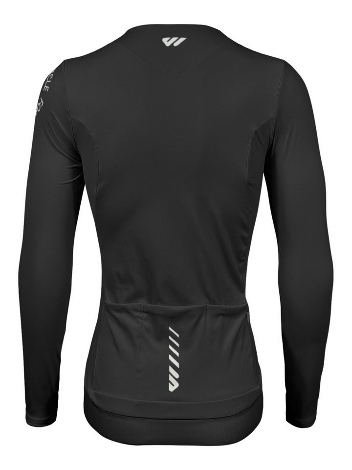 Wulibike Radtrikot Damen, Langarm Race-Fit, 4 Taschen & Quick-Dry (1-tlg) 3 reguläre Taschen und eine verbesserte Bild 5