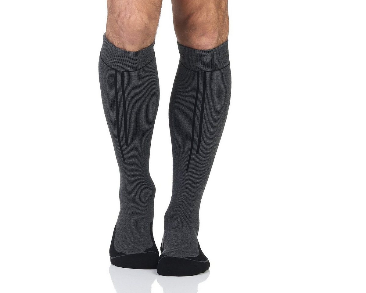 Sockenhimmel Skisocken 4er Pack Herren Thermo- Kniestrümpfe warme Socken Funktionsstrümpfe Vollfrottee, Gepolstert