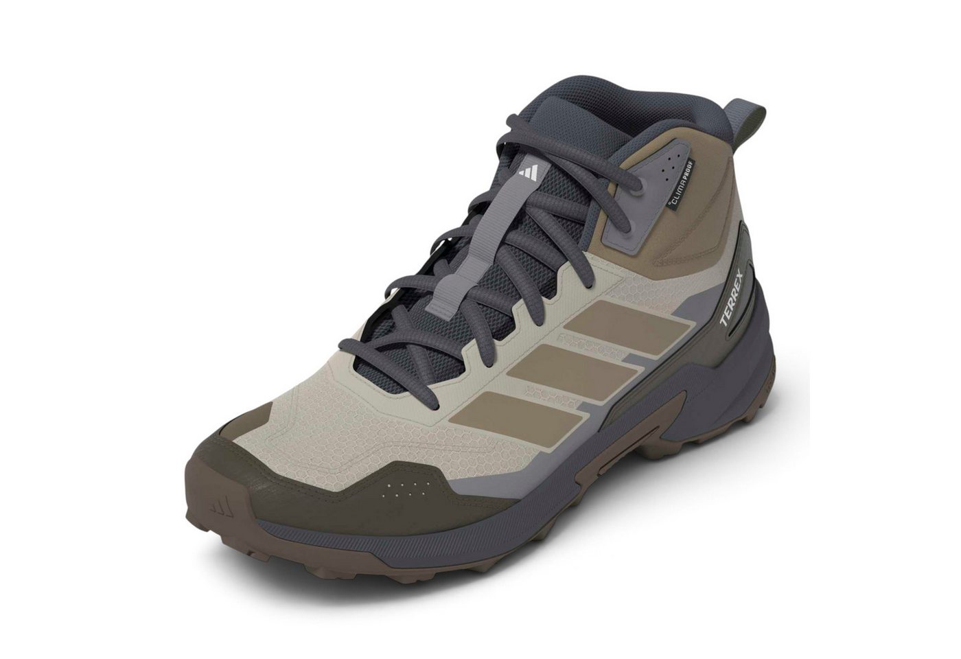 adidas Performance Terrex Eastrail 3 Mid CLIMAPROOF (wasserdicht) beige/grün Herren Wanderschuh